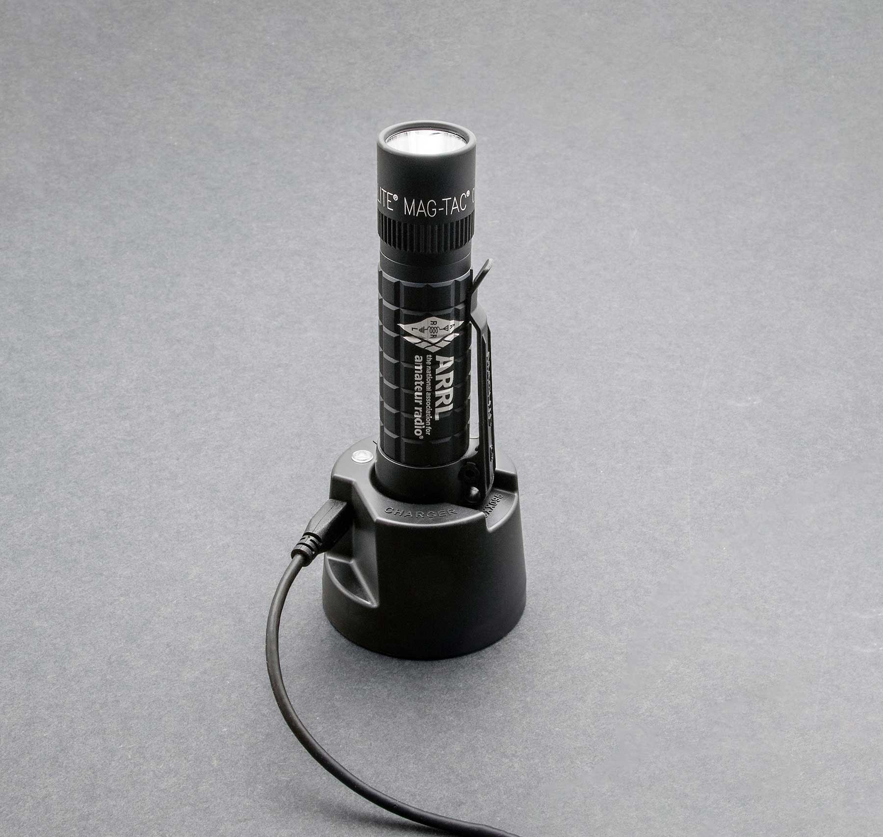 MAG-TAC LED Rechargeable Flashlight System Plain Bezel - ARRL - Image 4
